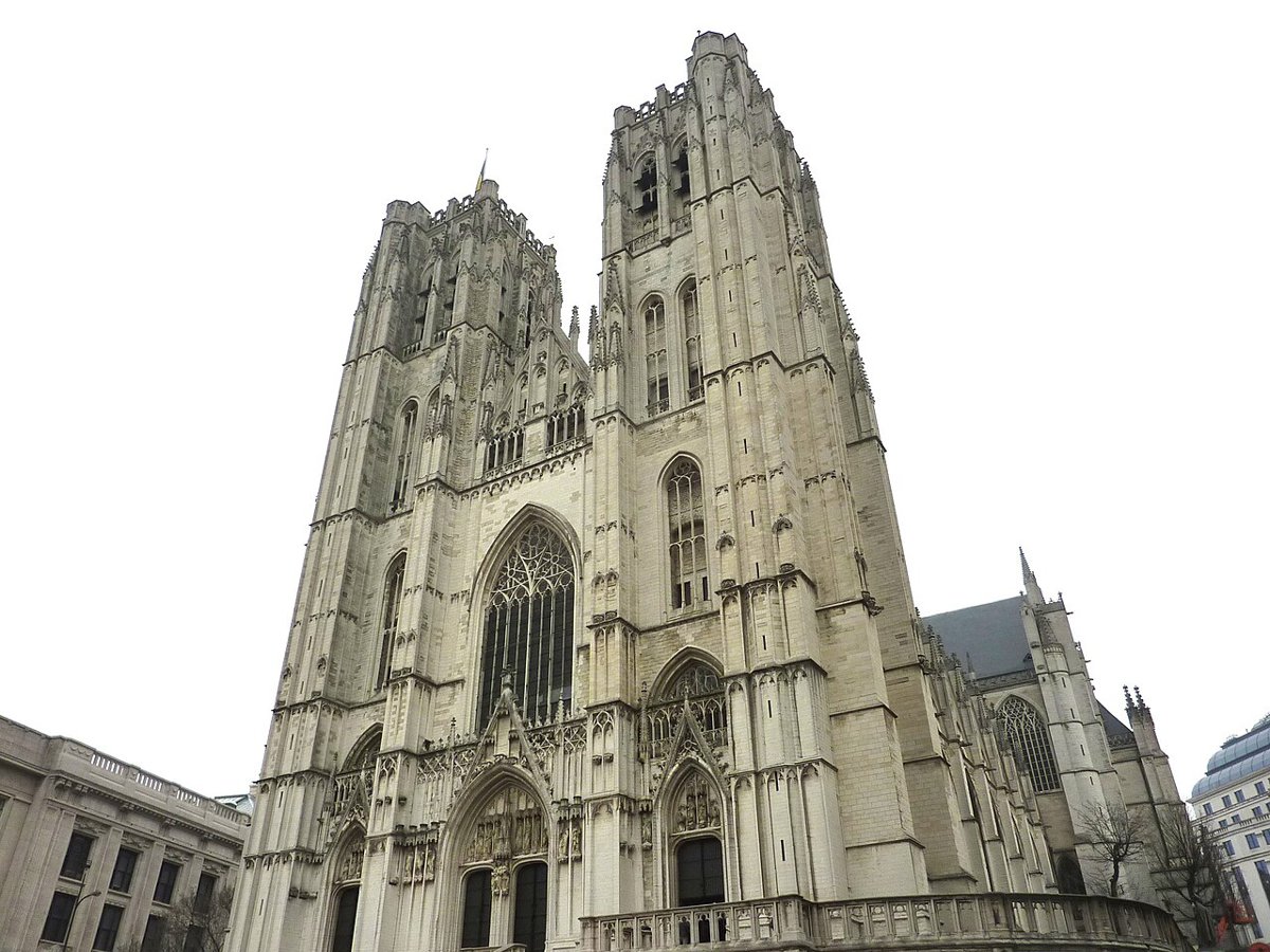 La cathédrale Saints-Michel-et-Gudule, à Bruxelles.