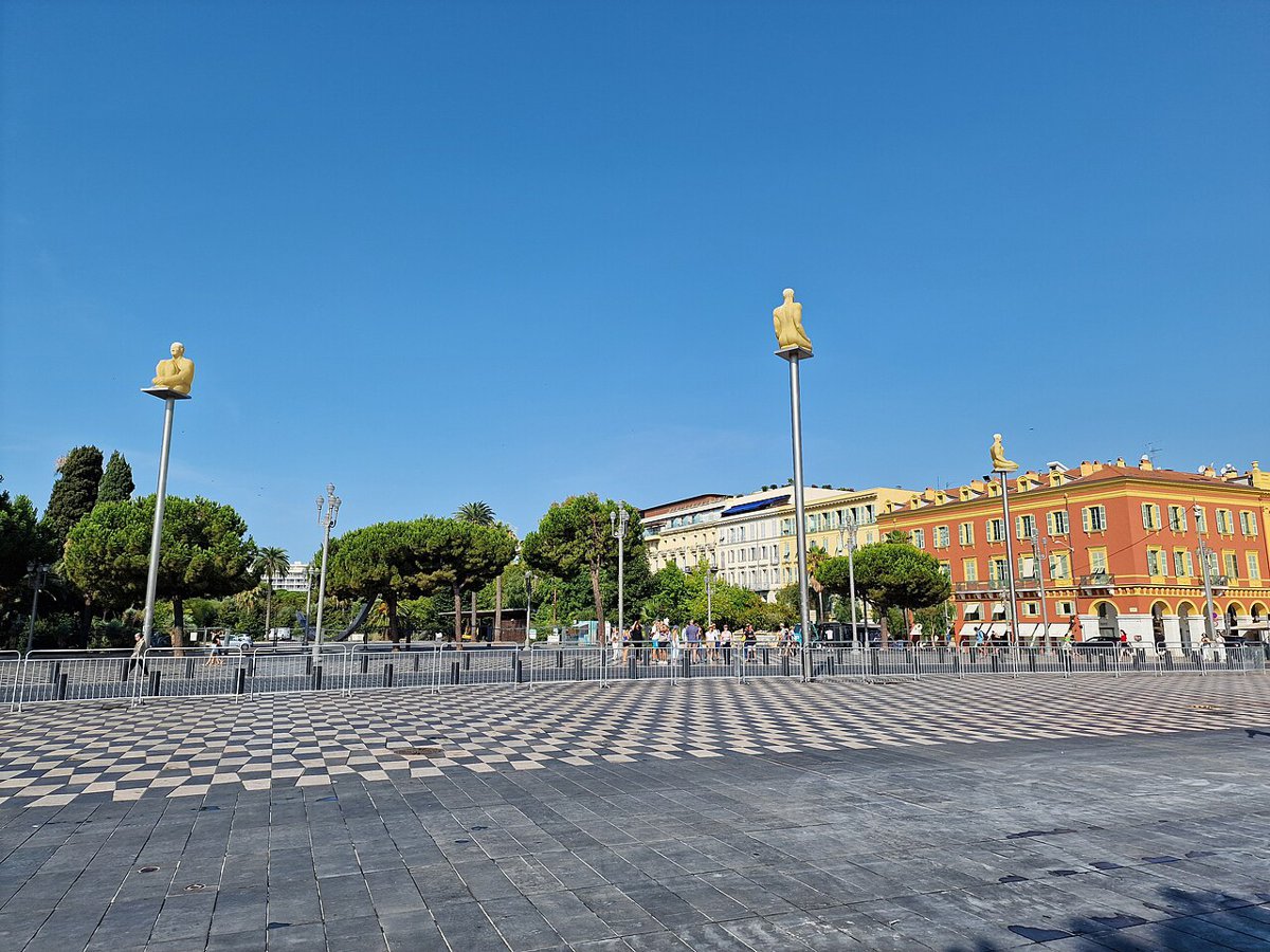 La place Masséna, à Nice.