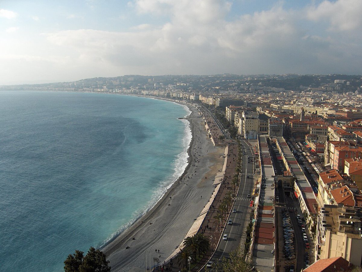 La Promenade des Anglais, à Nice.