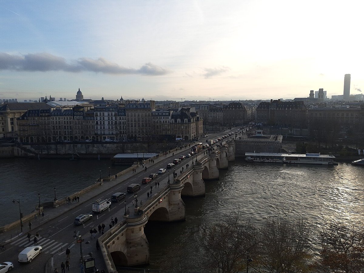 Le Pont Neuf et le Vert-Galant, à Paris.